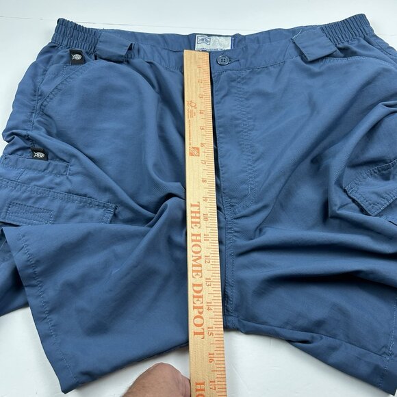 Aftco 100% Nylon Blue Shorts Cargo Boating Deck Travel Fishing Mens Size 40 x 7 - Picture 14 of 14